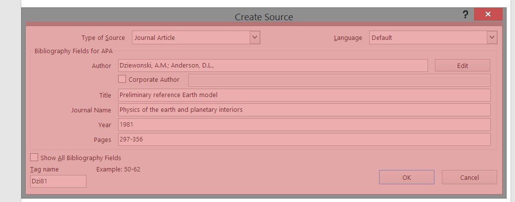 ใส่ Reference โดยใช้ Microsoft Word